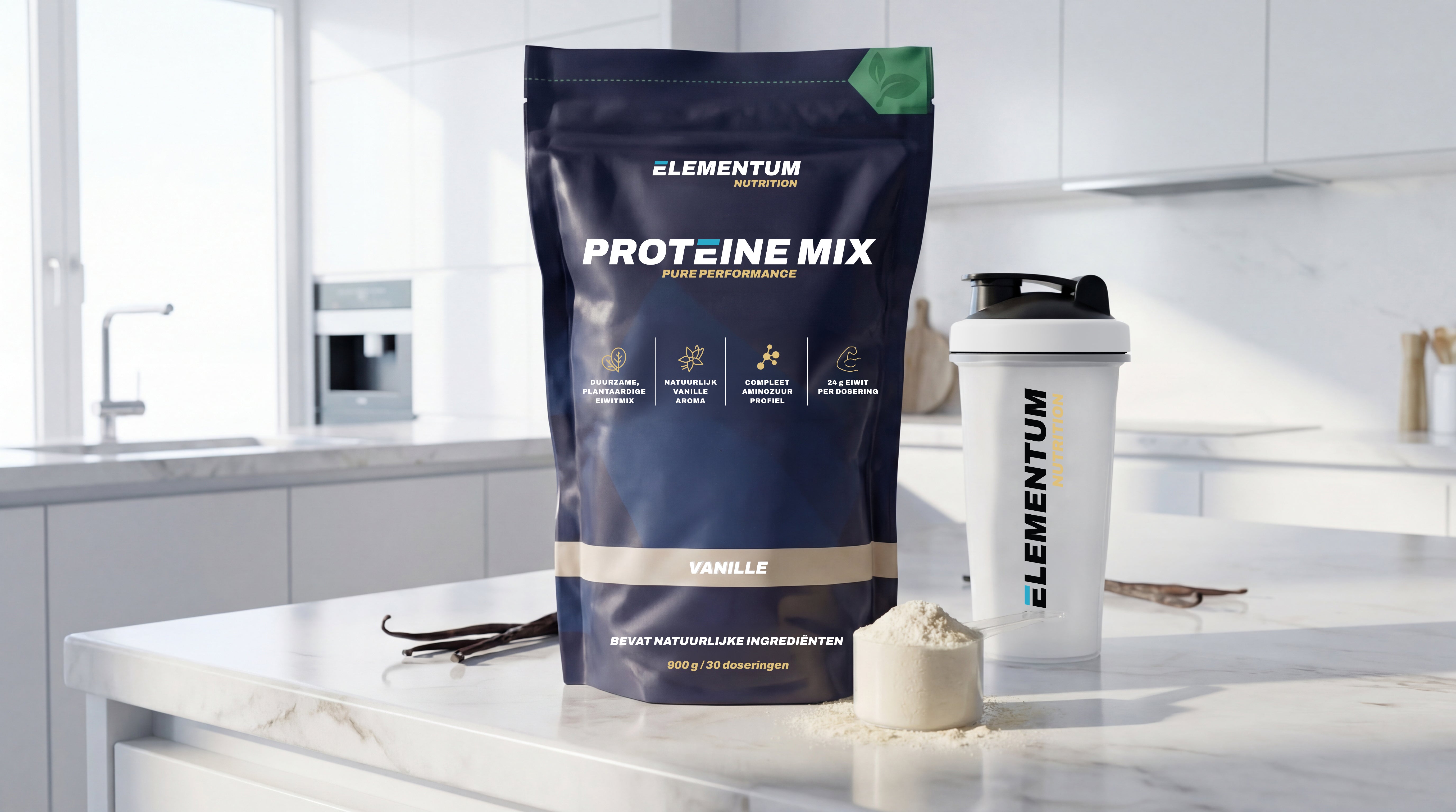 Eiwitpoeder zonder toevoegingen